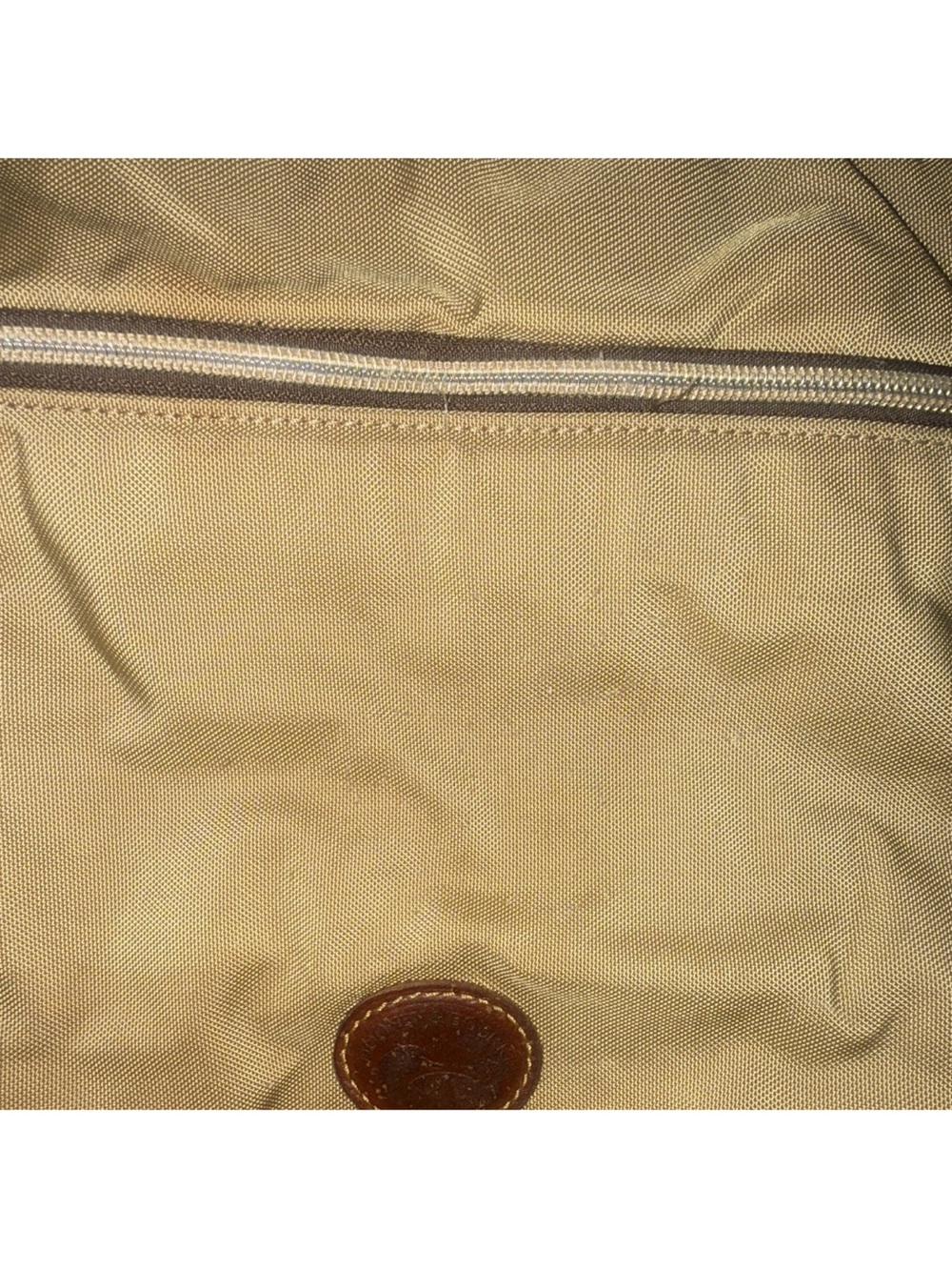 Dooney & Bourke Tan Canvas Crossbody with Brown Leather Trim - Picture 3 of 10
